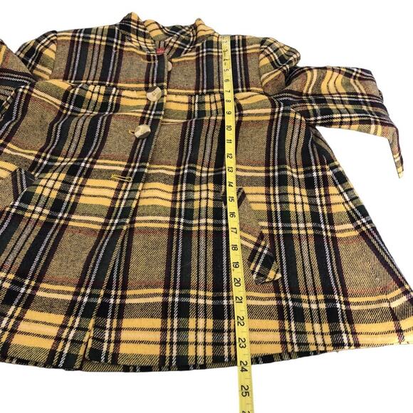 SUNDANCE Wool Jacket Womens Small Cropped Swing Boxy Academia Preppy Trending - Picture 7 of 9